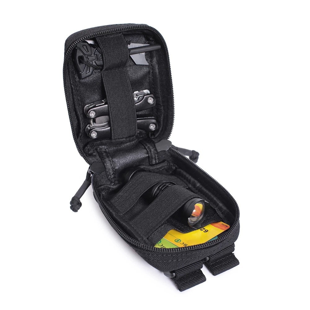 Edc Carry Card - Tactical Mini Belt Pouches, Multi-Purpose Small