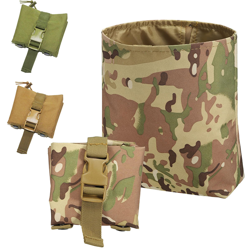 Edc Carry Belt Pouch - New Molle Folding Dump Drop Magazine
