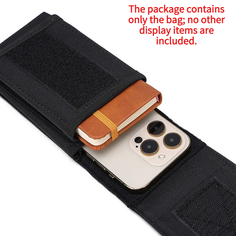 Edc Carry Bag For Men - Tactical Double Layer Phone Bag MOLLE