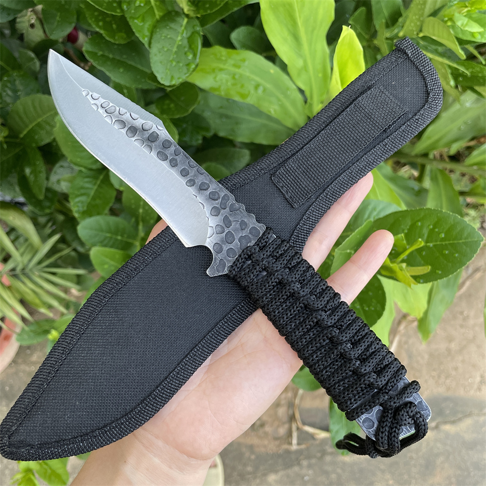 Edc Carry Fixed Blade Knife - Forged 8cr13mov Blade Pocket knife Outdoor