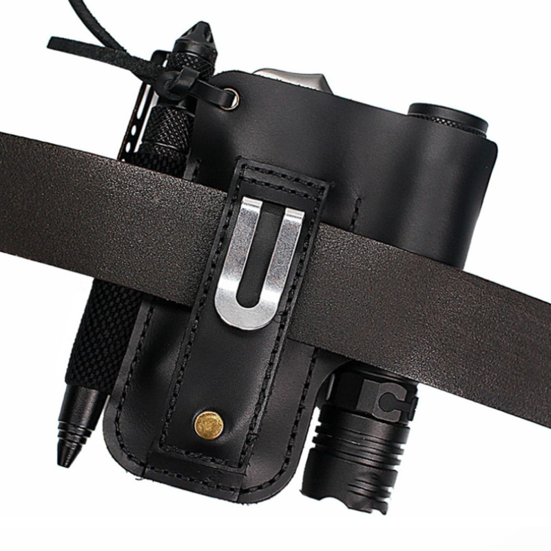 EDC Leather Flashlight Tool Ho - Edc Carry Box 评论和价格