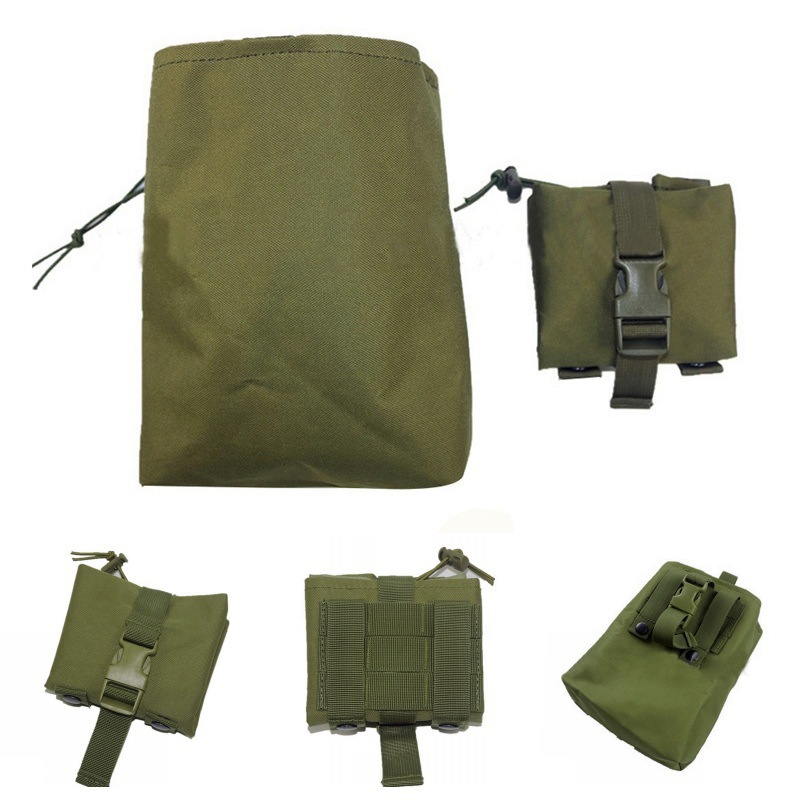 New Molle Folding Dump Drop Ma - Edc Carry Belt Pouch 评论和价格