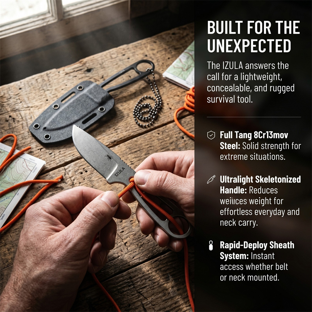 Daily Carry Full Tang Fixed Bl - Edc Carry Fixed Blade Knife 评论和价格