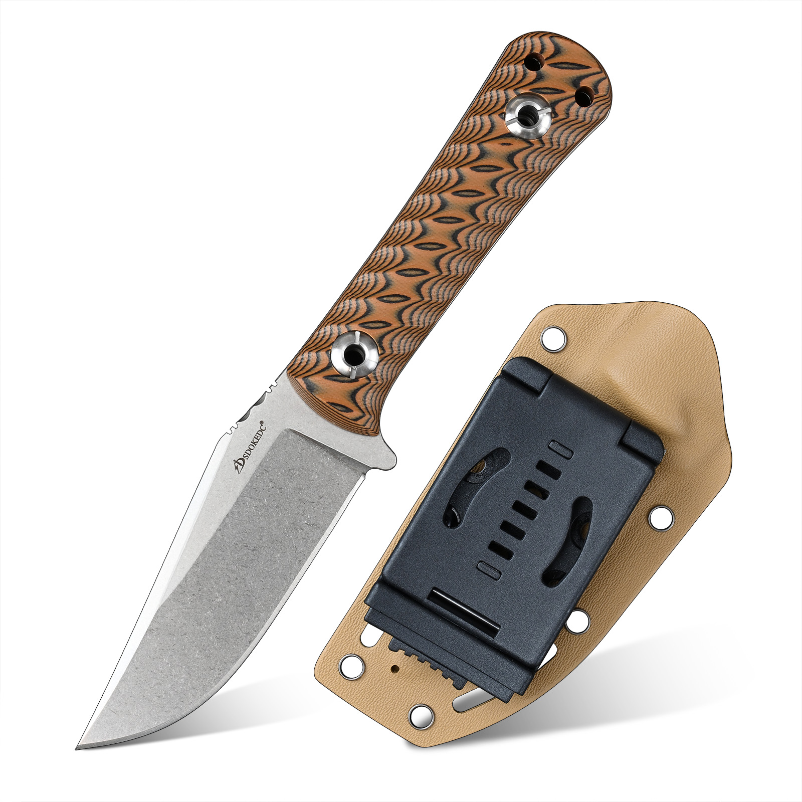 SDOKEDC Portable EDC Carry Cut - Edc Carry Fixed Blade Knife 评论和价格